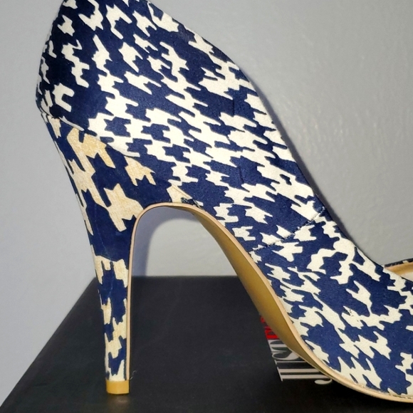 JustFab Marne Navy Pump size 10 - Picture 4 of 5
